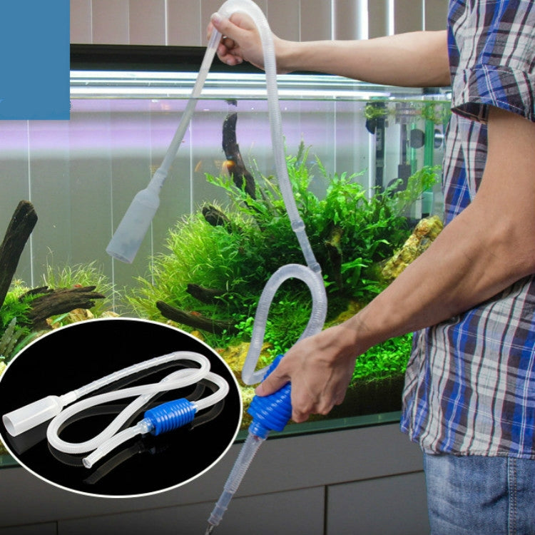 1.6m Semplice e pratico Sifone Tubo di aspirazione Filtro Acquario Scambiatore d'acqua, Aquarium Water Changer