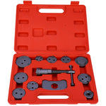 Kit di attrezzi per la parte posteriore del vento della pinza freno a disco di precisione per auto universale per auto Kit di strumenti di riparazione auto per pistone del freno della pompa del freno, 12 In 1 Brake Air Pump