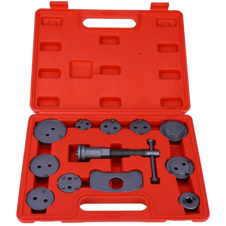 Kit di attrezzi per la parte posteriore del vento della pinza freno a disco di precisione per auto universale per auto Kit di strumenti di riparazione auto per pistone del freno della pompa del freno, 12 In 1 Brake Air Pump