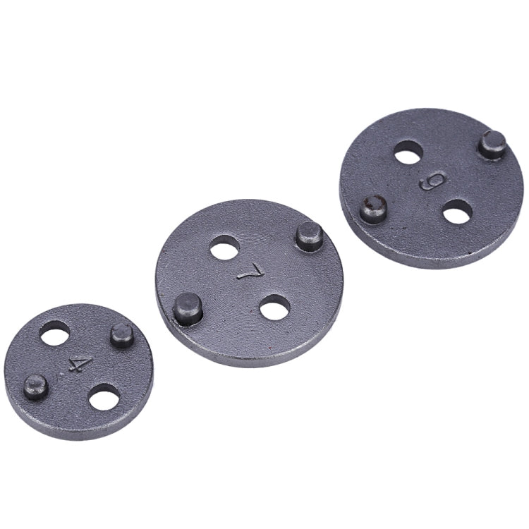 Kit di attrezzi per la parte posteriore del vento della pinza freno a disco di precisione per auto universale per auto Kit di strumenti di riparazione auto per pistone del freno della pompa del freno, 12 In 1 Brake Air Pump