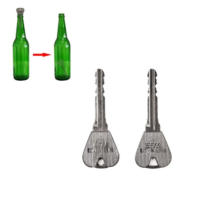 2 Chiavi Magiche in Metallo per Bottiglia 12cm