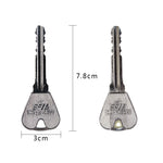 2 pezzi chiave in bottiglia puntelli magici chiavi magiche deformabili, Key Into Bottle