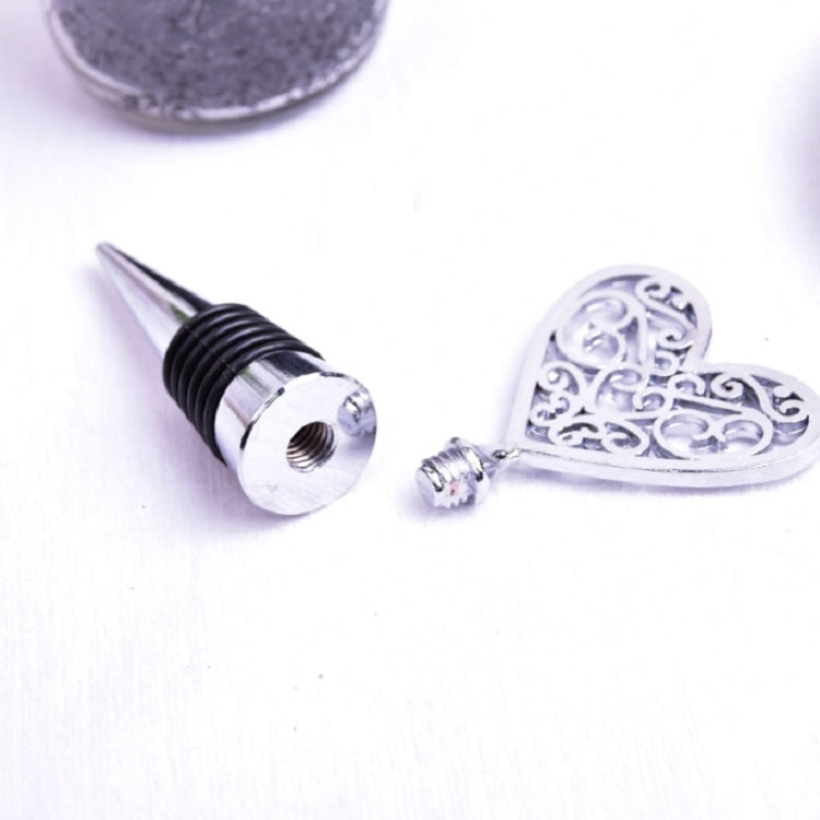 Tappo per vino in metallo a forma speciale, Starfish Red Bronze Shape, Starfish Silver Shape, Alphabet Red Bronze Shape, Alphabet Silver Shape, Heart to Heart Red Bronze Shape, Heart to Heart Silver Shape, Ring Shape, True Love Shape                   ...