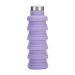 Bottiglia d'acqua portatile in silicone Bottiglia di caffè pieghevole a scomparsa Viaggio all'aperto Bere Bollitore per bevande sportive, capacità: 500 ml, Gray, Orange, Blue, Purple