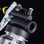 250cc Trasparente Pompa Ad Alta Pressione Oliatore Lubrificazione Olio Può Macchina di Plastica Oliatore Grasso 245mm Lunghezza Pistola Flessibile, 245mm Length flex Gun