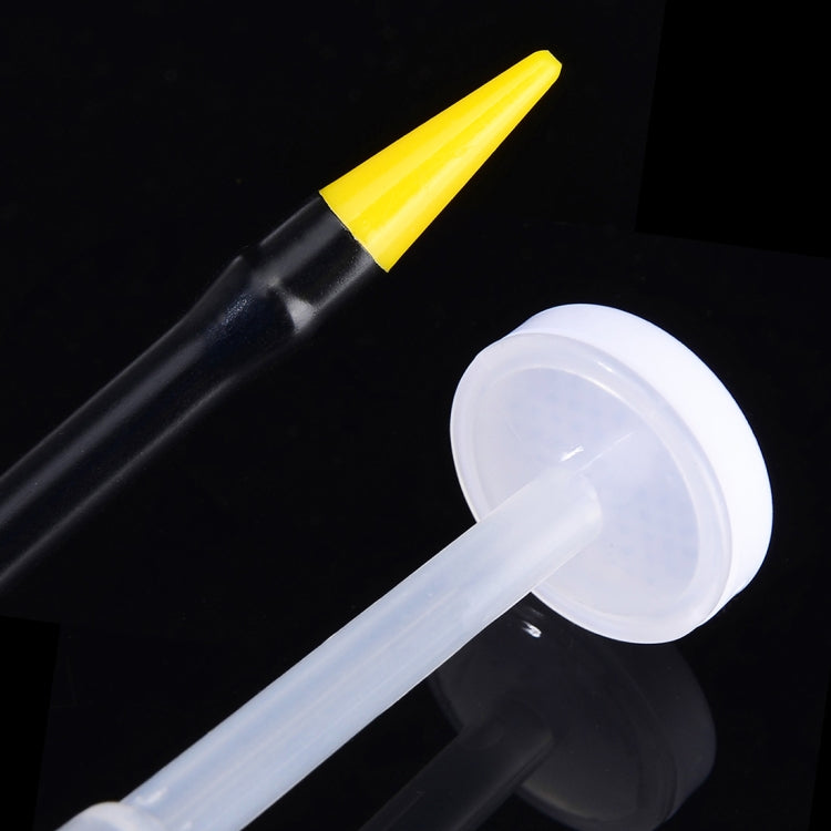 250cc Trasparente Pompa Ad Alta Pressione Oliatore Lubrificazione Olio Può Macchina di Plastica Oliatore Grasso 245mm Lunghezza Pistola Flessibile, 245mm Length flex Gun