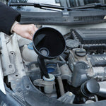 Imbuti per veicoli in plastica riempiti per motociclette universali per auto con beccuccio morbido Strumento per versare l'olio, Plastic Vehicle Funnels