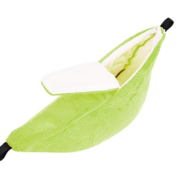 W4032 Letto altalena sospeso Letto tipo banana Piccolo letto Nest Moon per piccoli animali