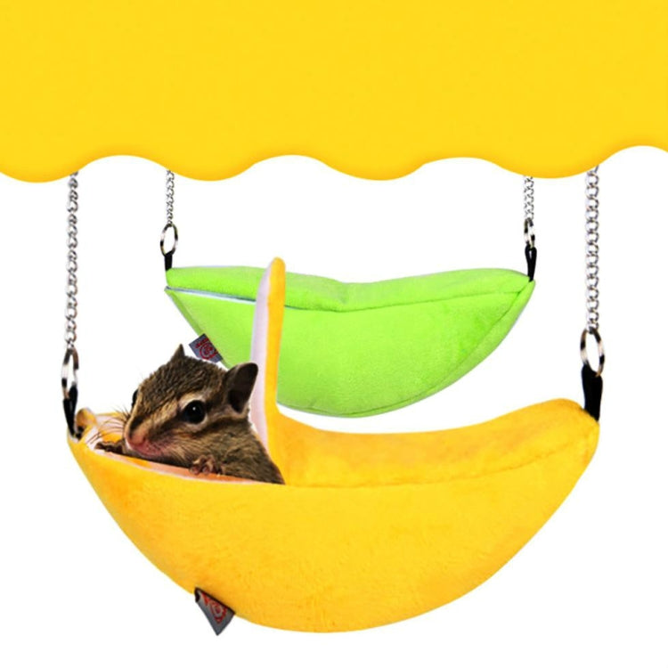 W4032 Letto altalena sospeso Letto tipo banana Piccolo letto Nest Moon per piccoli animali