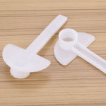 10 PCS Mangiatoia per acqua a becco d'anatra Mangiatoia per porta nido Mangiatoia per zucchero d'api multifunzione Forniture per attrezzi per apicoltura, Duckbill Type Water Feeder