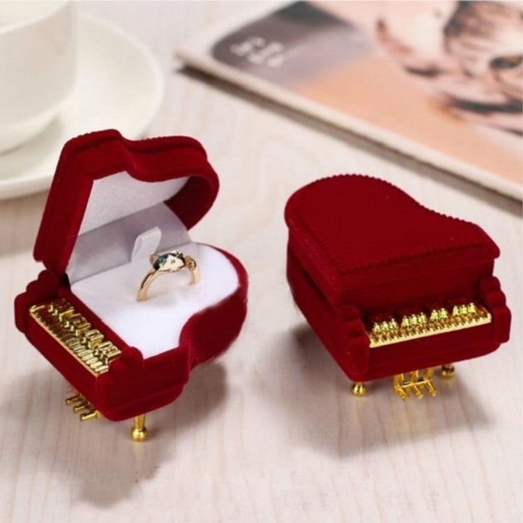 Cassa del regalo della cassa di immagazzinaggio della scatola di gioielli del pendente dell'imballaggio dell'orecchino della scatola dell'anello di forma del pianoforte