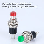 Interruttore a pulsante momentaneo 2 pin 7 mm 10 pezzi