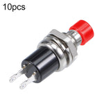 Interruttore a pulsante momentaneo 2 pin 7 mm 10 pezzi
