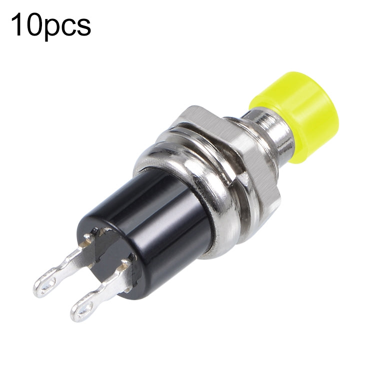 Interruttore a pulsante momentaneo 2 pin 7 mm 10 pezzi