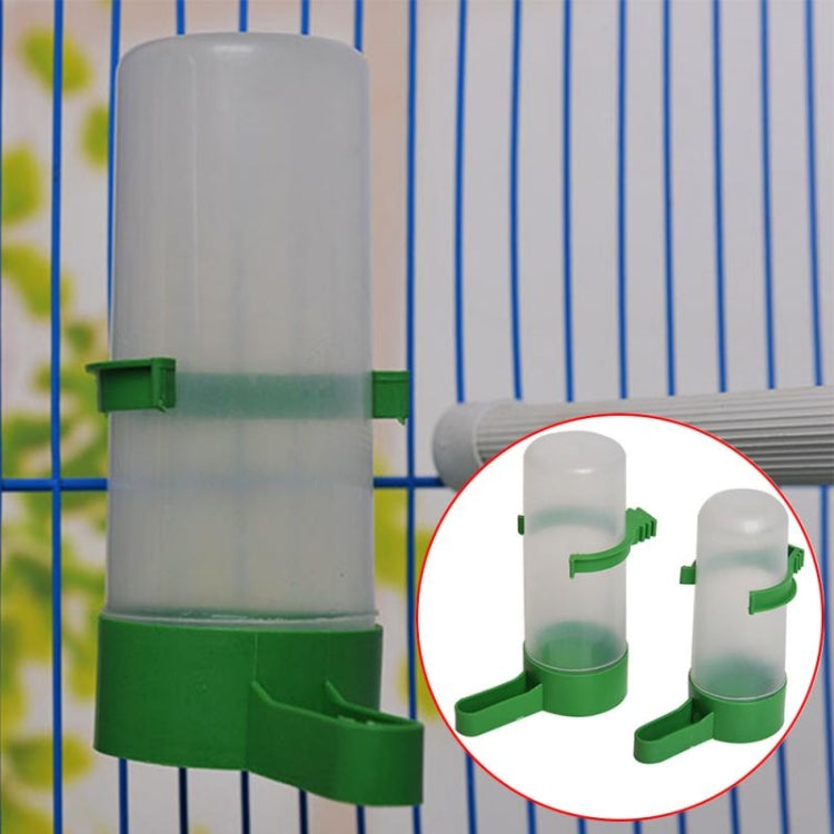 10 pezzi pratici attrezzature per l'alimentazione degli uccelli, pappagalli, abbeveratoi per uccelli, con clip, S, L