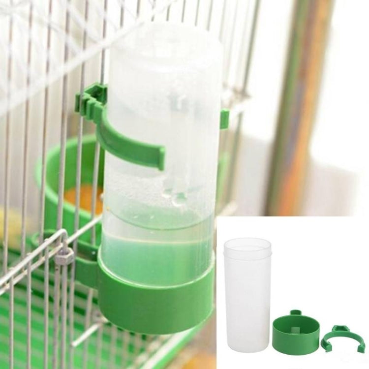 10 pezzi pratici attrezzature per l'alimentazione degli uccelli, pappagalli, abbeveratoi per uccelli, con clip, S, L