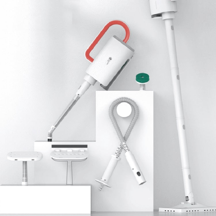 Delma DEM-ZQ610 Scopa a vapore elettrica portatile ad alta temperatura per uso domestico, CN Plug Standard Version, CN Plug Recommended Version