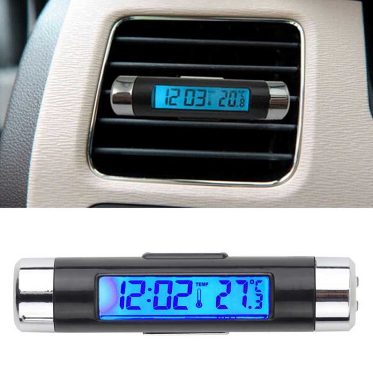 Schermo di visualizzazione LCD del calendario dell'orologio del termometro dell'auto 2 in 1, Car Auto Thermometer