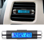 Schermo di visualizzazione LCD del calendario dell'orologio del termometro dell'auto 2 in 1, Car Auto Thermometer
