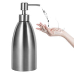 Dispenser di sapone in acciaio inossidabile da 500 ml Bottiglia di detersivo per shampoo da bagno per cucina, 500ml Soap Dispenser