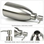 Dispenser di sapone in acciaio inossidabile da 500 ml Bottiglia di detersivo per shampoo da bagno per cucina, 500ml Soap Dispenser