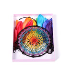 Artigianato creativo tessuto a mano, colorato, acchiappasogni, casa, auto, decorazione da appendere alla parete, 20cm, 5cm