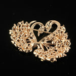 Spilla in cristallo con cigno Spille con strass animali per donna