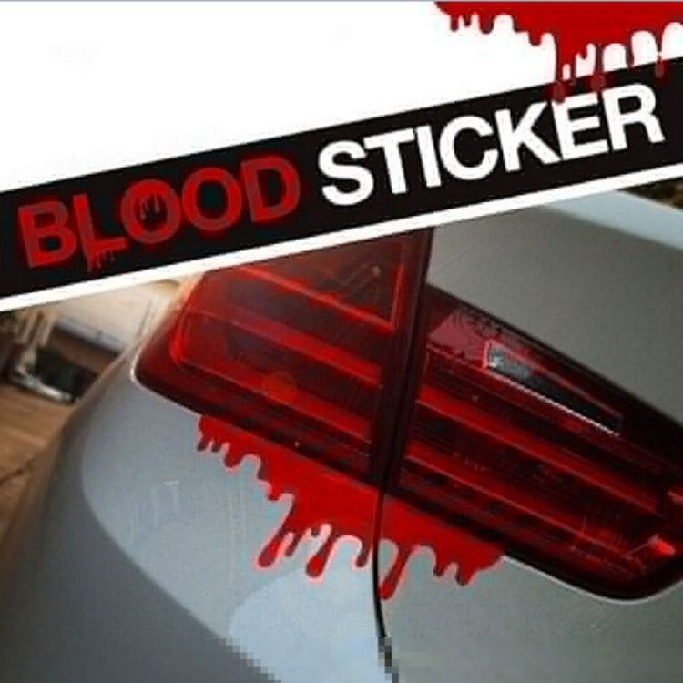 10pcs Auto Cool Car Stickers Red Blood DIY Veicolo Body Emblem Badge Car Styling Sticker Car-covers, Red Blood