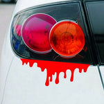 10pcs Auto Cool Car Stickers Red Blood DIY Veicolo Body Emblem Badge Car Styling Sticker Car-covers, Red Blood