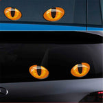10 pz 10*8 cm Carino Simulazione Occhi di Gatto Adesivi Per Auto 3D Decalcomania Del Vinile per Specchietto retrovisore Testata Auto copertura del motore Decorazione di Windows, Cat Eyes 10x8cm