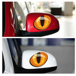 10 pz 10*8 cm Carino Simulazione Occhi di Gatto Adesivi Per Auto 3D Decalcomania Del Vinile per Specchietto retrovisore Testata Auto copertura del motore Decorazione di Windows, Cat Eyes 10x8cm