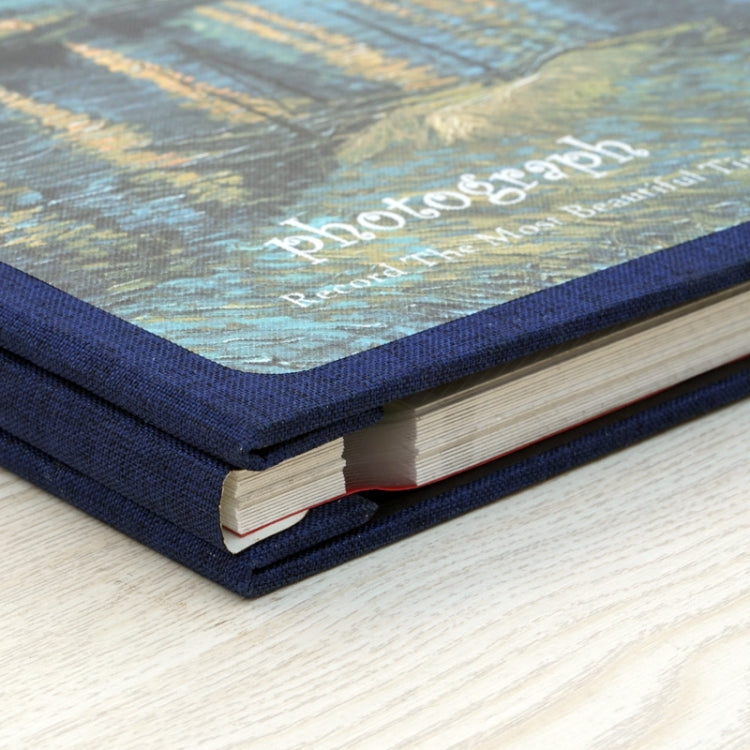 Album fotografico autoadesivo fatto a mano con arte retrò fai-da-te, 16 inch Blossom, 16 inch Bouquet, 16 inch Landscape, 16 inch Starry Night, 16 inch Ride The Wind And Waves, 16 inch Back To Nature, 16 inch Sunflower, 16 inch Starry Sky              ...