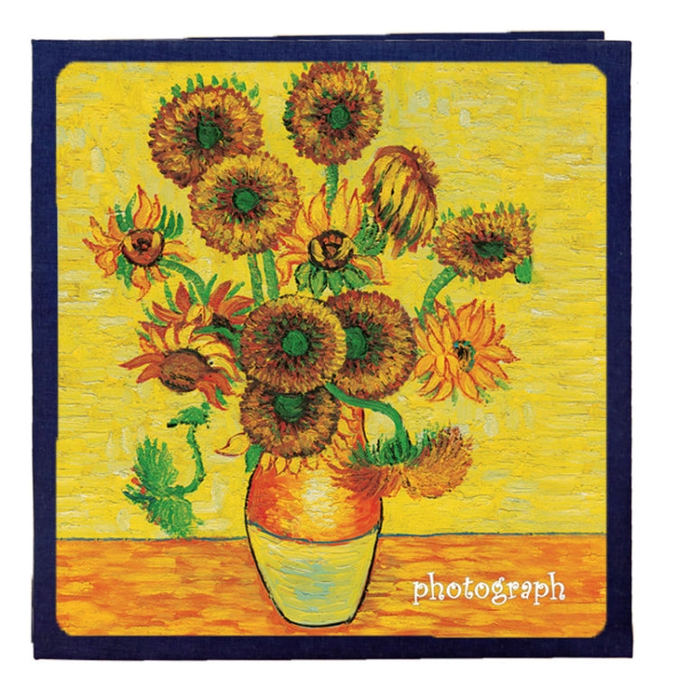 Album fotografico autoadesivo fatto a mano con arte retrò fai-da-te, 16 inch Blossom, 16 inch Bouquet, 16 inch Landscape, 16 inch Starry Night, 16 inch Ride The Wind And Waves, 16 inch Back To Nature, 16 inch Sunflower, 16 inch Starry Sky              ...