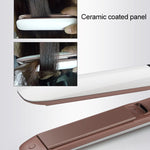 Piastra per capelli Ferro arricciacapelli ionico con display a LED Piastra di rivestimento in ceramica, EU