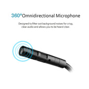 Microfono a condensatore USB per PC e laptop