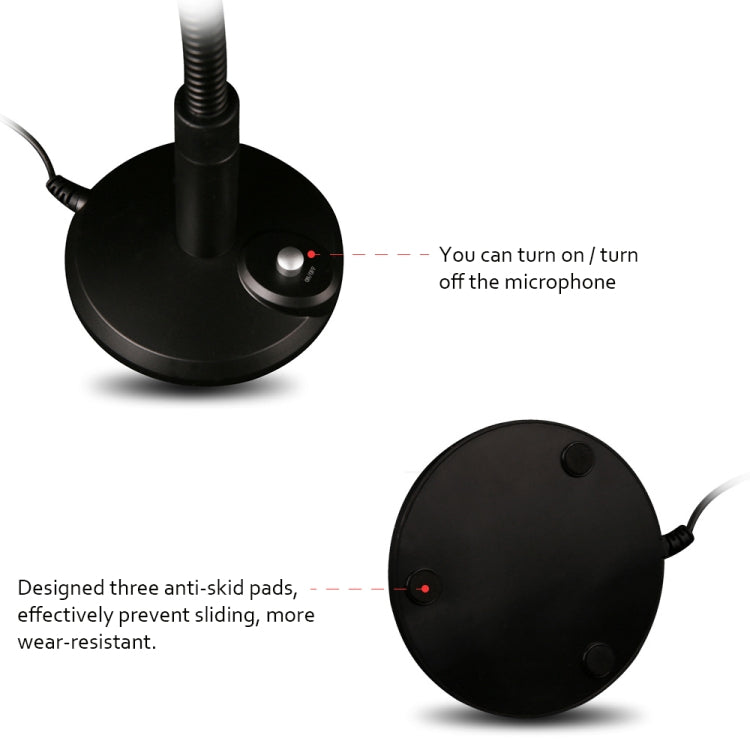 Microfono a condensatore USB per PC e laptop