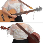 Accessori per strumenti musicali con tracolla diagonale per chitarra in cotone e lino