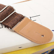 Accessori per strumenti musicali con tracolla diagonale per chitarra in cotone e lino