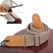 Accessori per strumenti musicali con tracolla diagonale per chitarra in cotone e lino