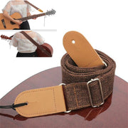 Accessori per strumenti musicali con tracolla diagonale per chitarra in cotone e lino
