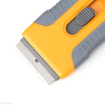 Lama per la rimozione del vetro architettonico del rasoio con manico in plastica da 3 pezzi, Plastic Handle Razor