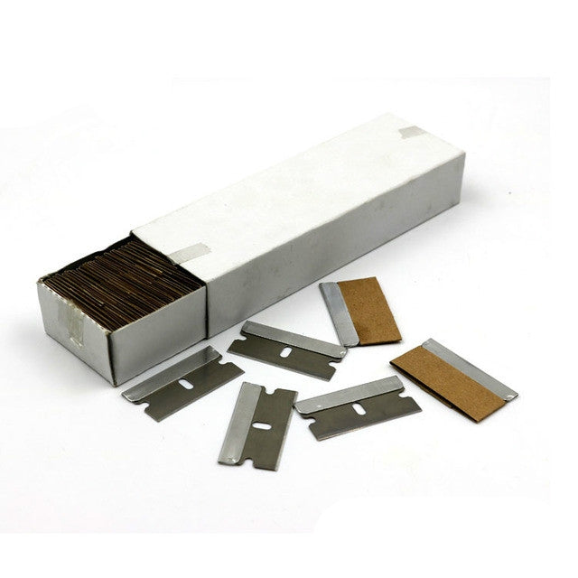Lama per la rimozione del vetro architettonico del rasoio con manico in plastica da 3 pezzi, Plastic Handle Razor