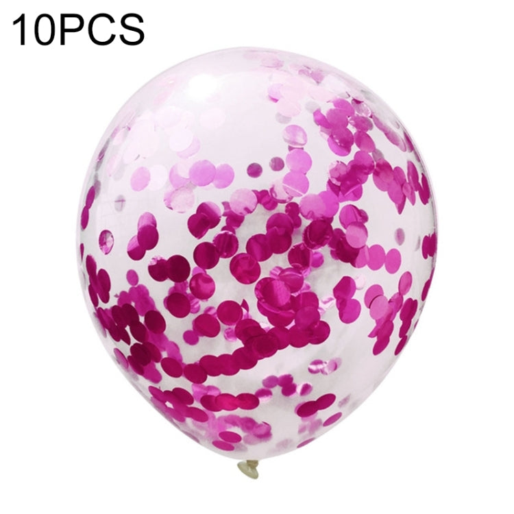 Palloncini coriandoli 10 pezzi 12 pollici festa