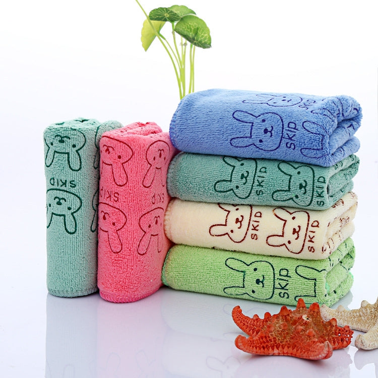 25*50 cm Cute Baby Kid Asciugamano Viso In Microfibra Assorbente Asciugatura Bagno Telo Mare Panno Per Il Viso Costumi Da Bagno Asciugamano Bambino In Cotone Asciugamano Per Bambini, 25x50cm