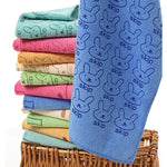 25*50 cm Cute Baby Kid Asciugamano Viso In Microfibra Assorbente Asciugatura Bagno Telo Mare Panno Per Il Viso Costumi Da Bagno Asciugamano Bambino In Cotone Asciugamano Per Bambini, 25x50cm