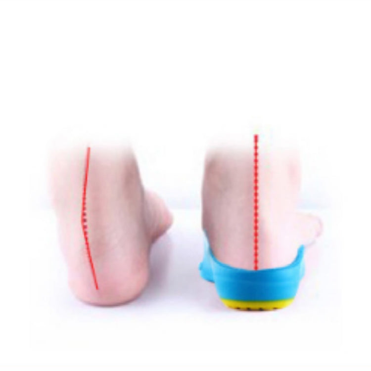 Solette ortopediche da otto piedi per piedi piatti traspiranti per bambini in PU, 19-22（14.8cm）, 23-26(16.6cm), 27-29（18.7cm）, 30-32(20.6cm), 33-35(22.6cm）, 36-39（25.1cm）