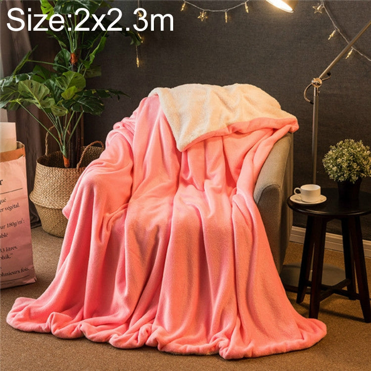 Coperta per divano invernale Coperta per pisolino da ufficio in pile di cashmere doppio spessore, 1x1.6m, 1.2x2m, 1.5x2m, 1.8x2m, 2x2.3m