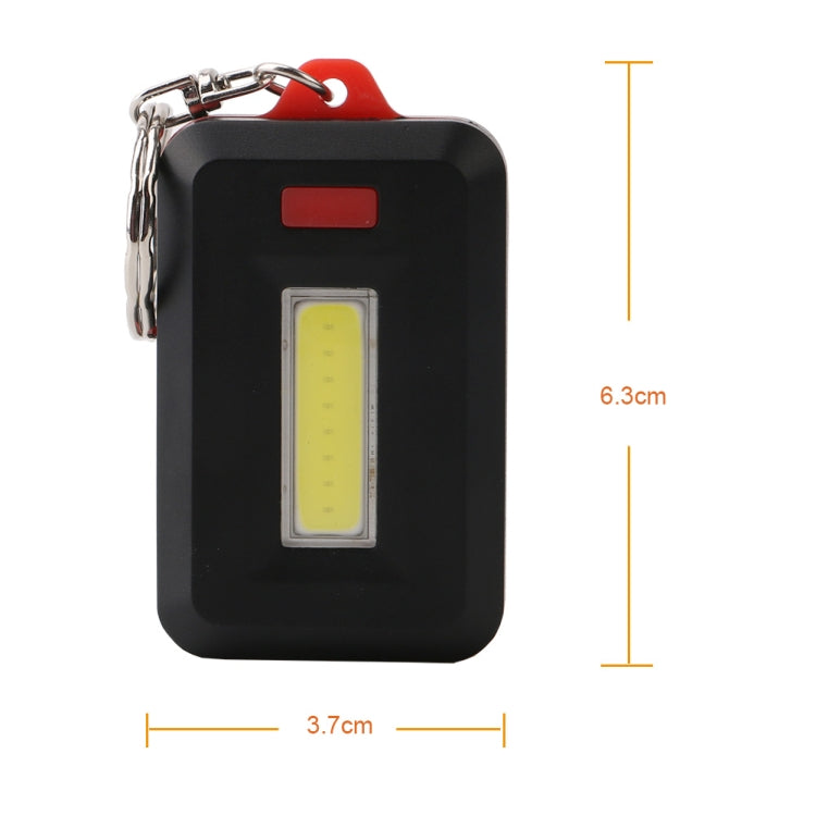 Mini torcia LED 3W portachiavi con 3 modalità luce