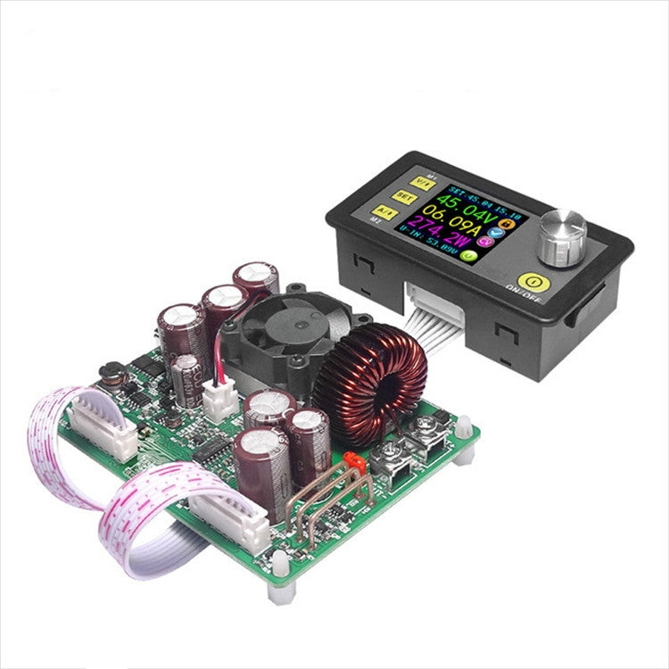 Modulo alimentazione buck DC regolabile 50V 20A con display LCD