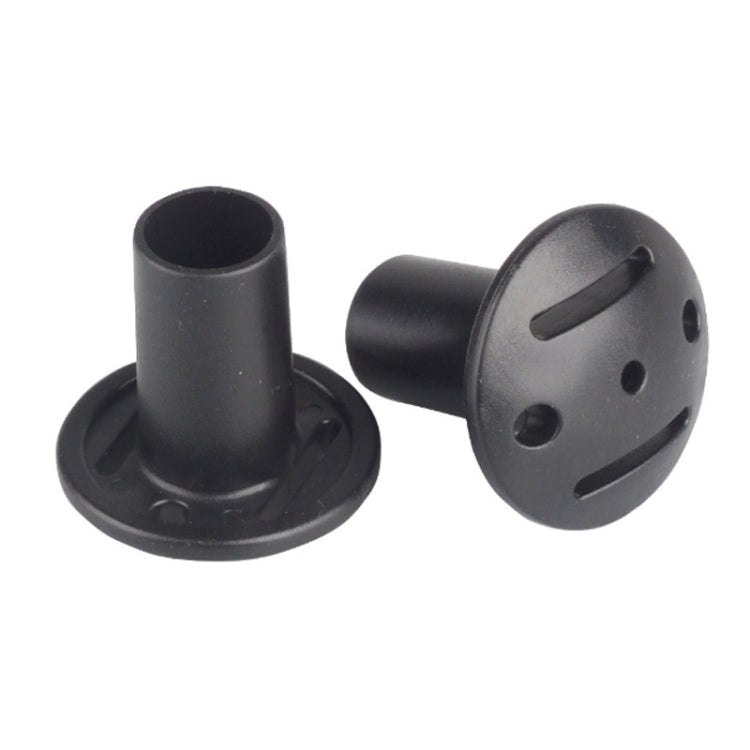 2 pezzi Tappo antiforatura Tappo per barra di supporto per alpenstock Custodia protettiva Casco in plastica anti-scoppio per palo della tenda